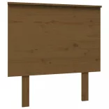 mézbarna tömör fenyőfa ágyfejtámla 79x6x82,5 cm