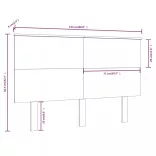 tömör fenyőfa ágyfejtámla 154 x 6 x 82,5 cm
