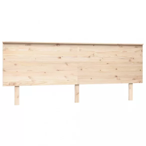 tömör fenyőfa ágyfejtámla 204x6x82,5 cm