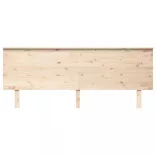 tömör fenyőfa ágyfejtámla 204x6x82,5 cm