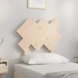 tömör fenyőfa ágyfejtámla 72,5x3x81 cm