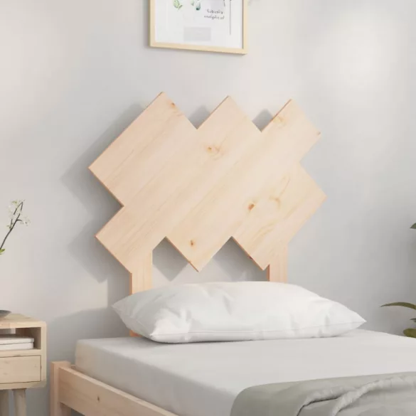 tömör fenyőfa ágyfejtámla 72,5x3x81 cm