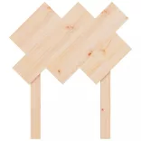 tömör fenyőfa ágyfejtámla 72,5x3x81 cm