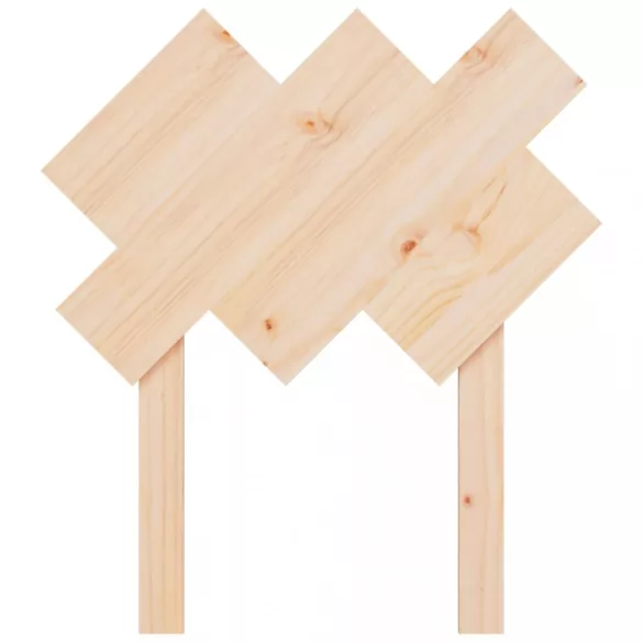 tömör fenyőfa ágyfejtámla 72,5x3x81 cm