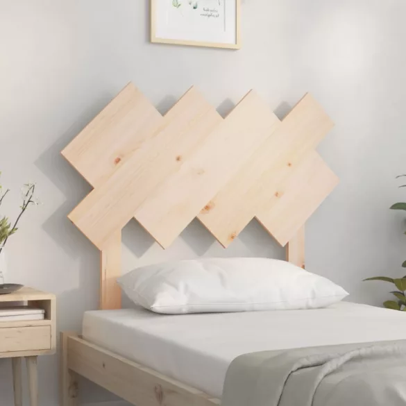 tömör fenyőfa ágyfejtámla 92x3x81 cm