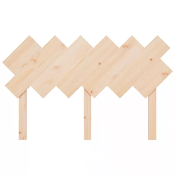 tömör fenyőfa ágyfejtámla 132x3x81 cm