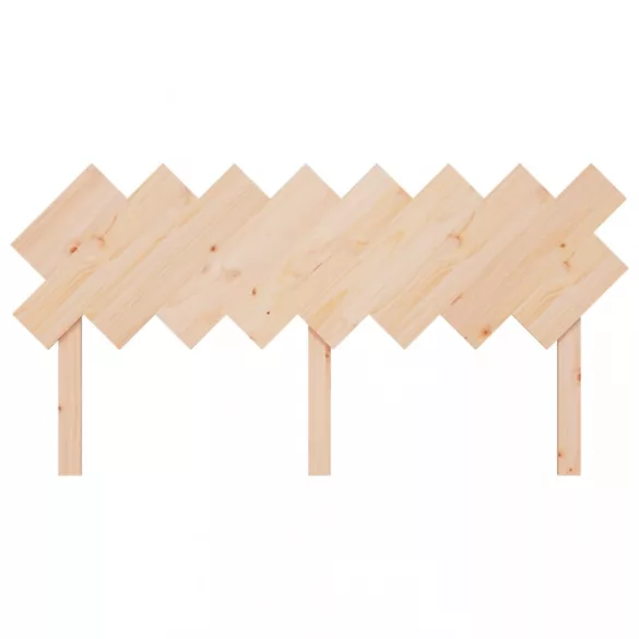 tömör fenyőfa ágyfejtámla 159,5x3x80,5 cm