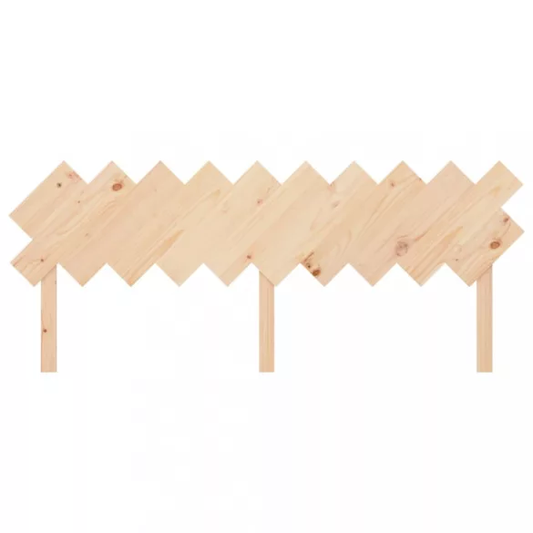 tömör fenyőfa ágyfejtámla 196x3x80,5 cm