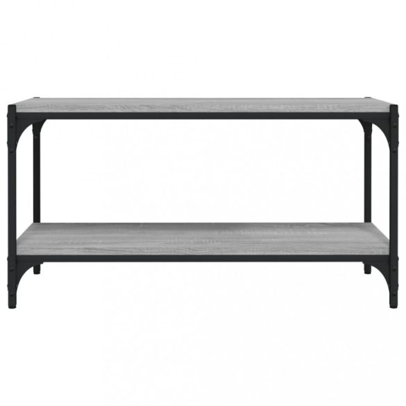 szürke sonoma színű szerelt fa és acél TV-szekrény 80x33x41 cm
