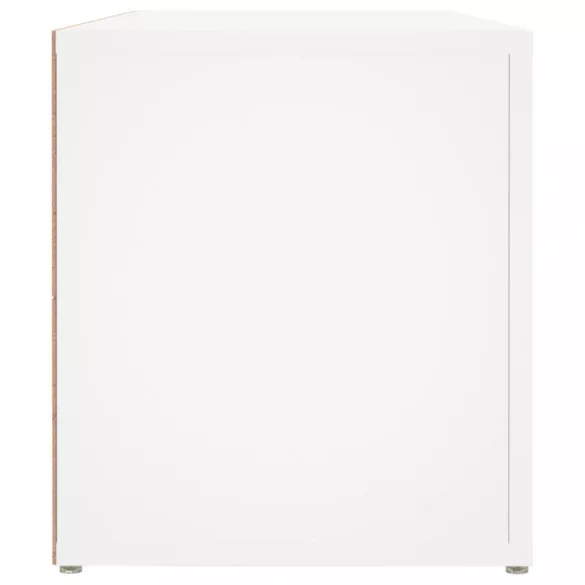 fehér szerelt fa TV-szekrény 100x31,5x35 cm