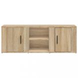 sonoma tölgyszínű szerelt fa TV-szekrény 100x31,5x35 cm