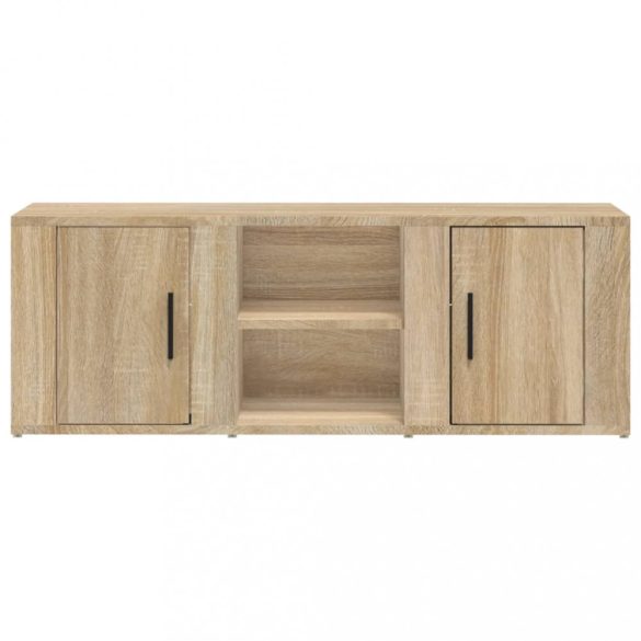 sonoma tölgyszínű szerelt fa TV-szekrény 100x31,5x35 cm