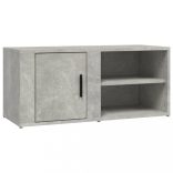 2 db betonszürke szerelt fa TV-szekrény 80x31,5x36 cm