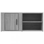szürke sonoma színű szerelt fa TV-szekrény 80x31,5x36 cm