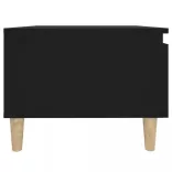 fekete szerelt fa kisasztal 50 x 46 x 35 cm