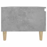 betonszürke szerelt fa dohányzóasztal 90x49x45 cm
