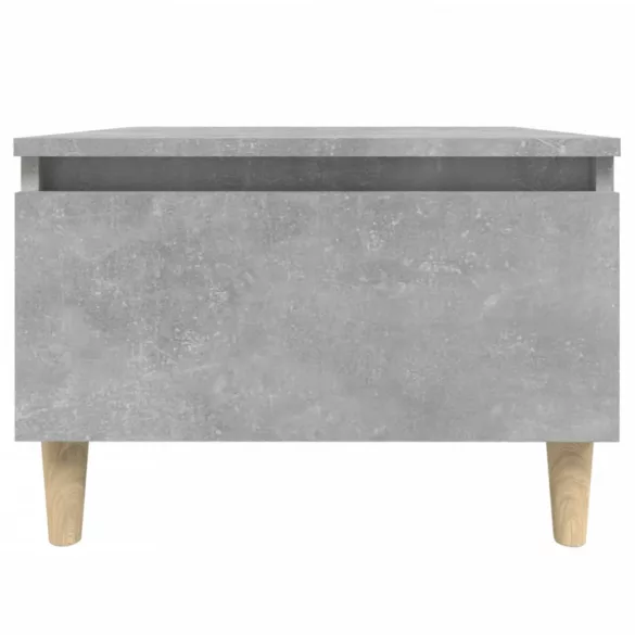 2 db betonszürke szerelt fa kisasztal 50x 46 x 35 cm
