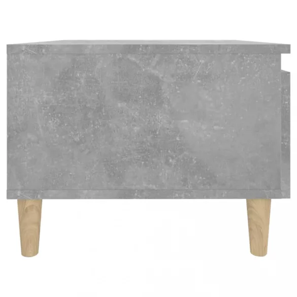 2 db betonszürke szerelt fa kisasztal 50x 46 x 35 cm