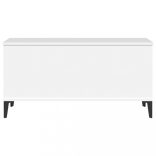 fehér szerelt fa dohányzóasztal 90x44,5x45 cm