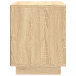 2 db sonoma tölgy színű szerelt fa éjjeliszekrény 44x35x45 cm