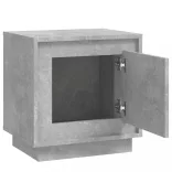 betonszürke szerelt fa éjjeliszekrény 44 x 35 x 45 cm