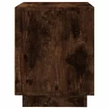 2 db füstös tölgy színű szerelt fa éjjeliszekrény 44x35x45 cm