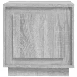 szürke sonoma színű szerelt fa éjjeliszekrény 44x35x45 cm