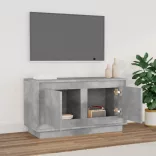 betonszürke szerelt fa TV-szekrény 80x35x45 cm