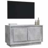 betonszürke szerelt fa TV-szekrény 80x35x45 cm