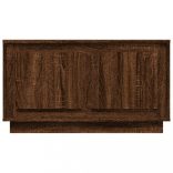 barna tölgyszínű szerelt fa TV-szekrény 80x35x45 cm