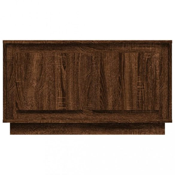 barna tölgyszínű szerelt fa TV-szekrény 80x35x45 cm