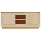 sonoma tölgyszínű szerelt fa TV-szekrény 102x35x45 cm