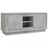 betonszürke szerelt fa TV-szekrény 102x35x45 cm