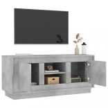 betonszürke szerelt fa TV-szekrény 102x35x45 cm