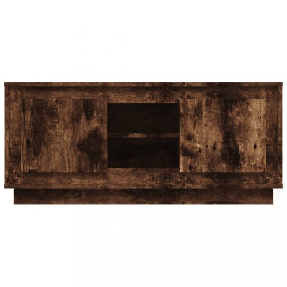 füstös tölgy színű szerelt fa TV-szekrény 102 x 35 x 45 cm