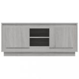 szürke sonoma színű szerelt fa TV-szekrény 102x35x45 cm