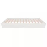 fehér tömör fa ágykeret 120x200 cm