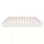 fehér tömör fa ágykeret 160 x 200 cm