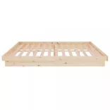 Double tömör fa ágykeret 135 x 190 cm