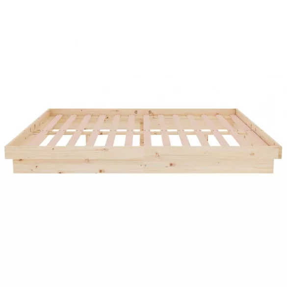 Double tömör fa ágykeret 135 x 190 cm