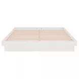 fehér tömör fa ágykeret 140 x 190 cm