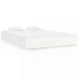 fehér tömör fa ágykeret 200 x 200 cm
