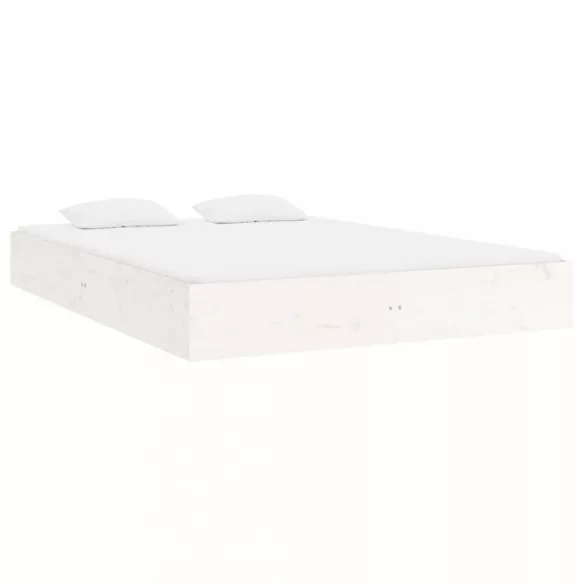 fehér tömör fa ágykeret 120 x 200 cm
