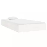 fehér tömör fa ágykeret 90 x 200 cm