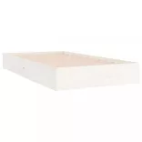 fehér tömör fa ágykeret 90 x 200 cm
