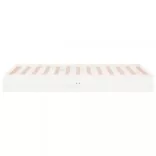 fehér tömör fa ágykeret 90 x 200 cm