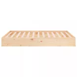 Double tömör fa ágykeret 135 x 190 cm