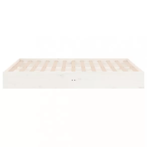 fehér tömör fa ágykeret 140 x 190 cm