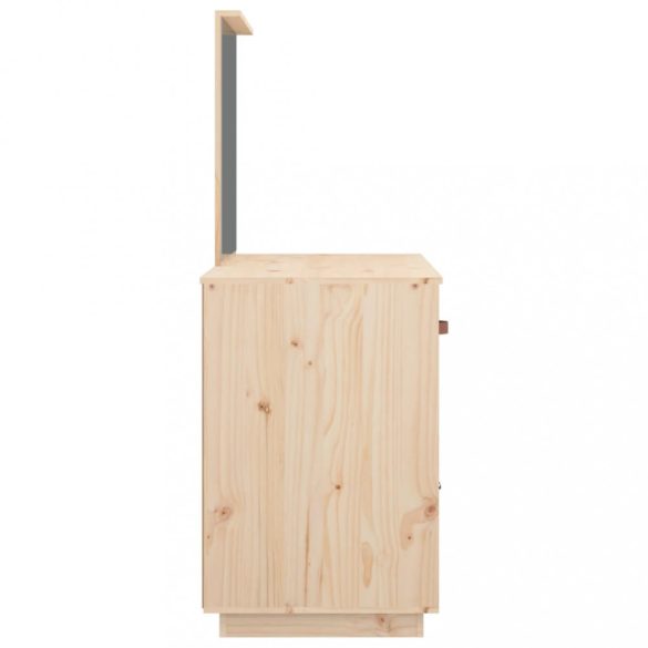 tömör fenyőfa fésülködőasztal 95 x 50 x 134 cm