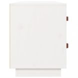 fehér tömör fenyőfa cipőtároló pad 100 x 34 x 45 cm